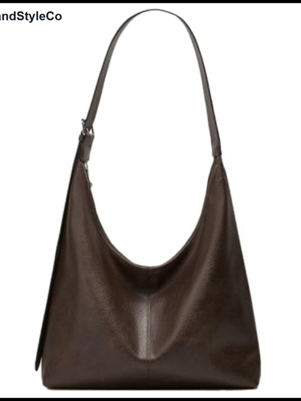 Slouchy Hobo Tote Bag Vegan Leather Shoulder Crossbody Purse for Women